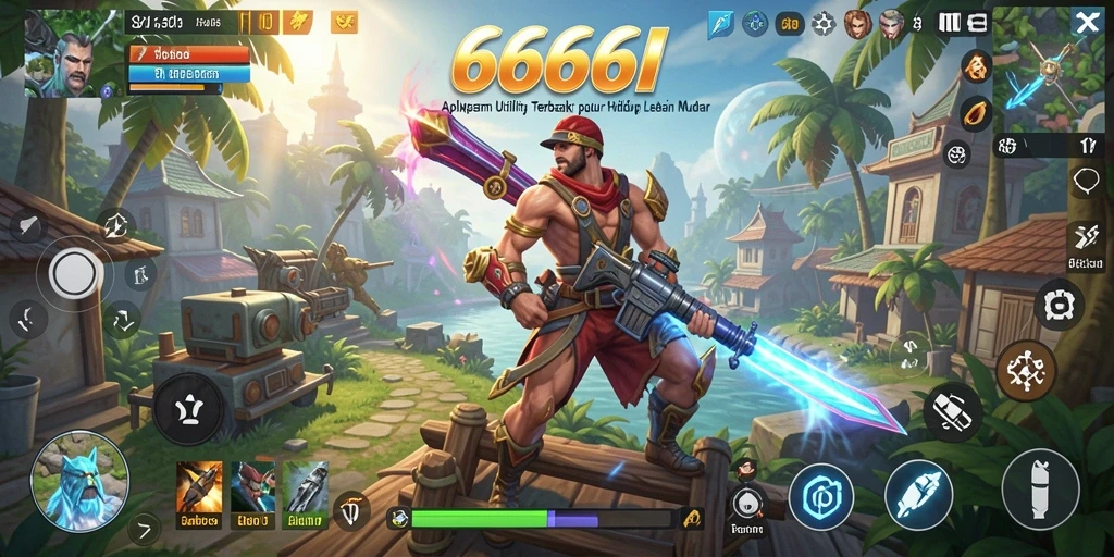 Screenshot utama 666I menampilkan fitur pengingat dan analisis.