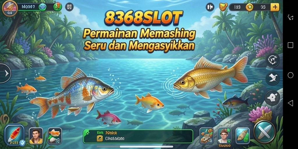 Tangkapan ikan yang spektakuler dalam gameplay 8368SLOT.