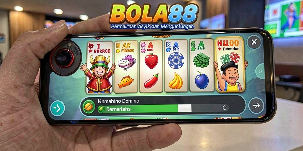Tampilan gameplay seru di BOLA88 saat bermain Domino.