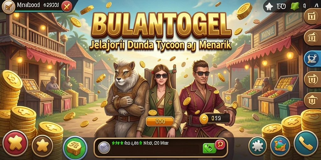 Tampilan gameplay menarik dari BULANTOGEL dengan grafik memukau.