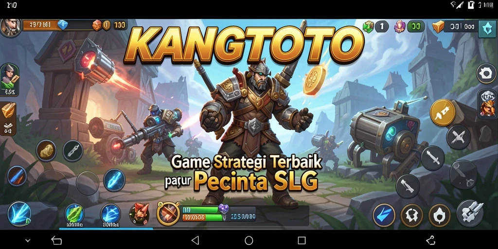 Tampilan gameplay KANGTOTO dengan aksi pertempuran yang seru.