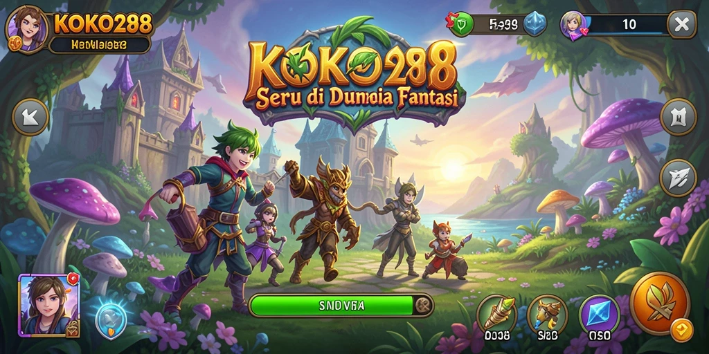 Gameplay KOKO288 menampilkan petualangan menakjubkan di dunia fantasi.