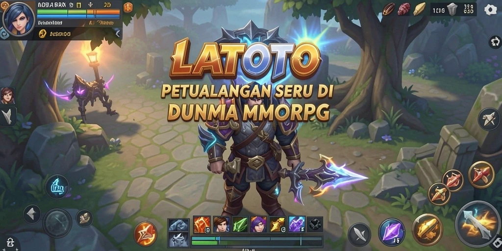 Tampilan dinamis gameplay LATOTO yang menampilkan pertarungan seru dan interaksi karakter.