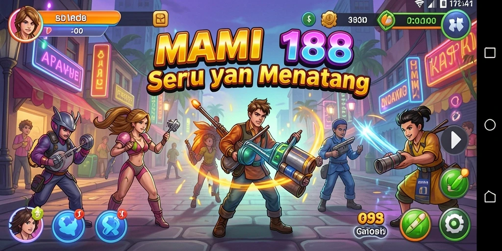 Screenshot gameplay MAMI188 yang penuh aksi dan tantangan.