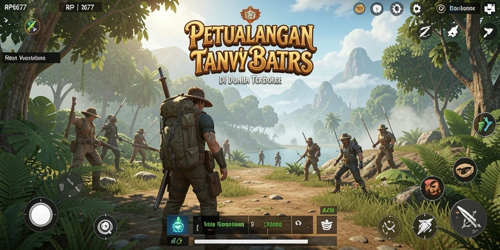 Tangkapan layar utama menunjukkan eksplorasi yang mendalam di dunia Open World.