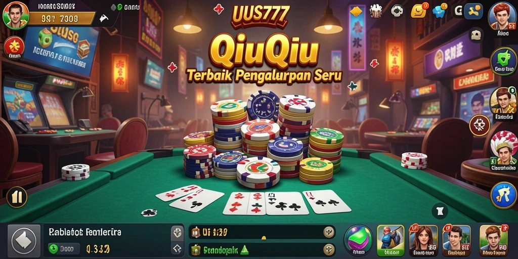 Tampilan permainan QiuQiu yang seru dan menantang di UUS777.