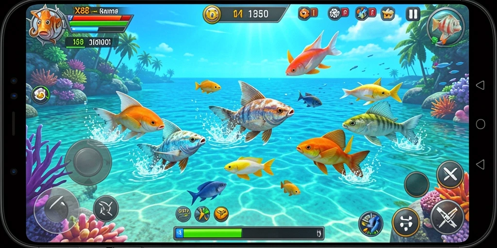 Screenshot gameplay X88 yang menarik dan mengasyikkan.